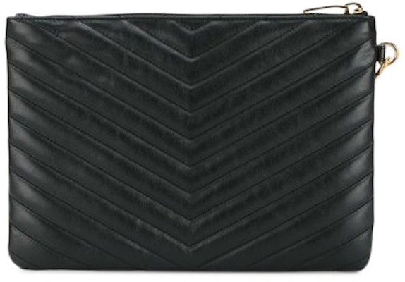 Saint Laurent Monogram Pouch Clutch Matelasse Black Order Saint Laurent Monogram Pouch Clutch Matelasse Black