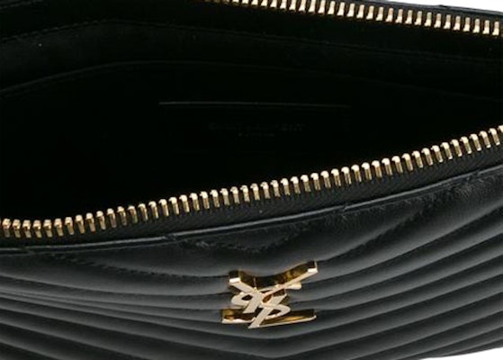 Saint Laurent Monogram Pouch Clutch Matelasse Black Lookbook Saint Laurent Monogram Pouch Clutch Matelasse Black