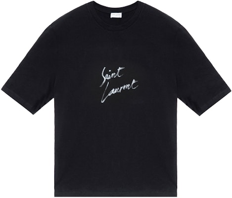 圣罗兰多色印花短袖男士T恤黑色 480406YB1GN9787 Order 圣罗兰多色印花短袖男士T恤黑色 480406YB1GN9787