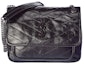 Buy Saint Laurent Niki Baby Crinkled Leather Shoulder Bag Black