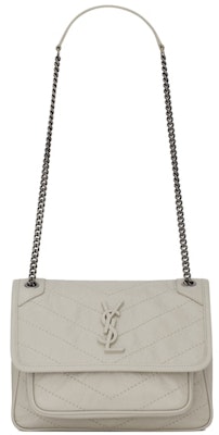 Saint Laurent Niki Baby Crinkled Vintage Blanc Vintage Buy Saint Laurent Niki Baby Crinkled Vintage Blanc Vintage