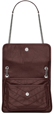 Saint Laurent Niki Baby Crinkled Vintage Rouge Legion Lookbook Saint Laurent Niki Baby Crinkled Vintage Rouge Legion