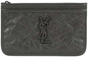 Saint Laurent Niki Clutch Vintage Gray Saint Laurent Niki Clutch Vintage Gray
