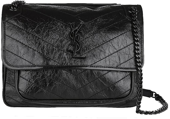 Saint Laurent Niki Shoulder Bag Medium Black Buy Saint Laurent Niki Shoulder Bag Medium Black