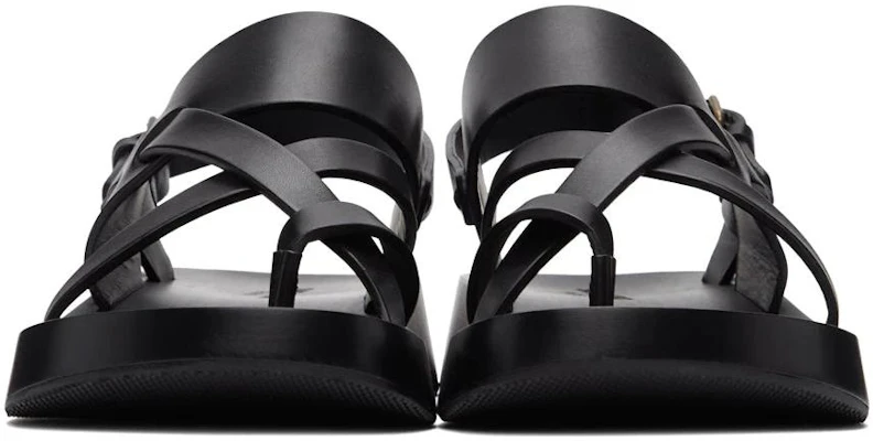 Saint Laurent Noah Sandals 'Smooth Black Leather' 64900512k001000 Shop Saint Laurent Noah Sandals 'Smooth Black Leather' 64900512k001000