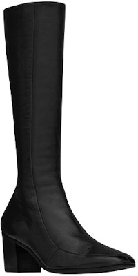 Botas Saint Laurent Otto de Cuero con Cremallera 'Negro Liso' 71103825N001000 Order Botas Saint Laurent Otto de Cuero con Cremallera 'Negro Liso' 71103825N001000