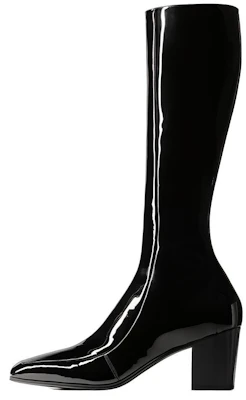 Saint Laurent Otto Stivali in Pelle con Zip ''Nero Lucido'' 711038AAA4Q1000 Buy Saint Laurent Otto Stivali in Pelle con Zip ''Nero Lucido'' 711038AAA4Q1000