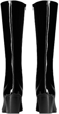 Botas Saint Laurent Otto de Cuero con Cremallera 'Negro Brillante' 711038AAA4Q1000 Shop Botas Saint Laurent Otto de Cuero con Cremallera 'Negro Brillante' 711038AAA4Q1000