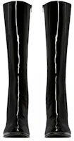 Shop Saint Laurent Otto Leder Reißverschlussstiefel ''Lackschwarz'' 711038AAA4Q1000