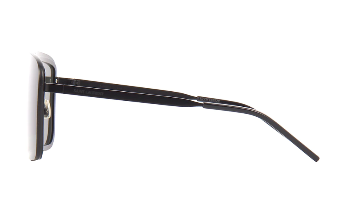 Saint Laurent Oversized Irregular UV Protection Sunglasses Unisex Black. SL364-MASK-002 圖 4