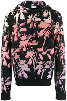 SAINT LAURENT Palm Print Hoodie Multicolored. 603300YBNX21022 Order SAINT LAURENT Palm Print Hoodie Multicolored. 603300YBNX21022