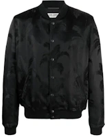 Saint Laurent Palm Tree Jacquard Bomber Jacket Men’s Black 652552Y1C551000 Saint Laurent Palm Tree Jacquard Bomber Jacket Men’s Black 652552Y1C551000