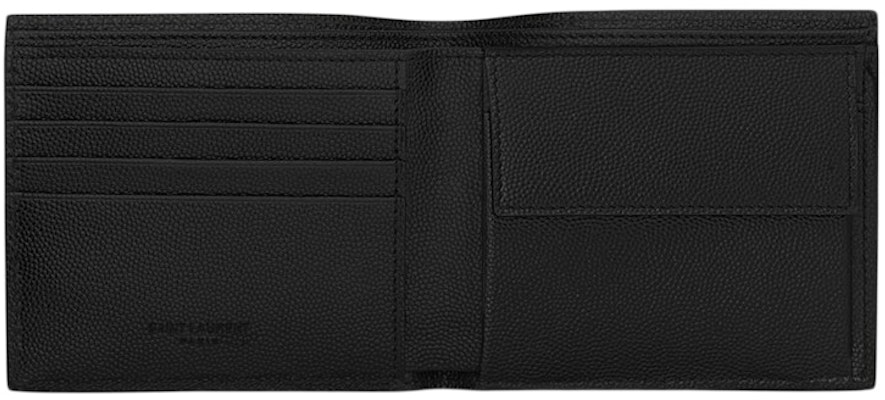 Saint Laurent Paris East/West Wallet With Coin Purse De Poudre Embossed Black Lookbook Saint Laurent Paris East/West Wallet With Coin Purse De Poudre Embossed Black
