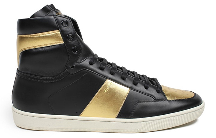 Order Sneaker Alta Saint Laurent Paris ''Nero Oro'' 345416AQI101080