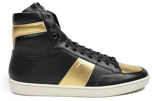 Order Zapatillas Altas Saint Laurent Paris 'Negro Oro' 345416AQI101080