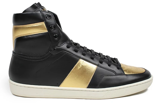 Sneaker Alta Saint Laurent Paris ''Nero Oro'' 345416AQI101080 Order Sneaker Alta Saint Laurent Paris ''Nero Oro'' 345416AQI101080