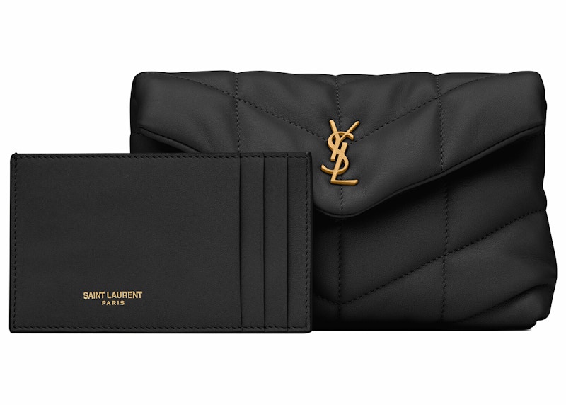 Saint Laurent Pouch In Quilted Lambskin Small Black 圖 2