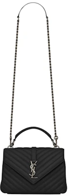 Bolso Bandolera Mediano Negro Saint Laurent Quilted College Buy Bolso Bandolera Mediano Negro Saint Laurent Quilted College