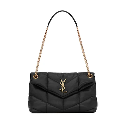 Saint Laurent Quilted Puffer Bag Small Black