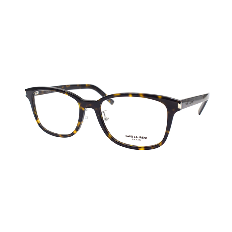 Saint Laurent Rectangle Optical Glasses Tortoiseshell Unisex Lightweight Frame. SL288J-SLIM-002