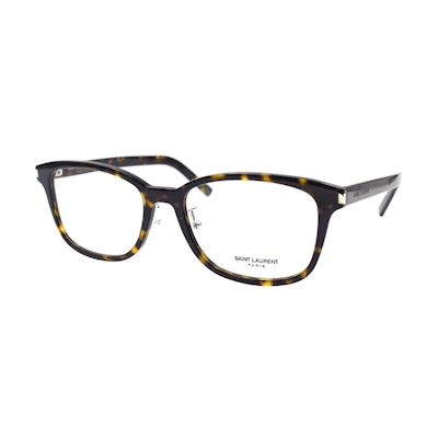 Saint Laurent Rectangle Optical Glasses Tortoiseshell Unisex Lightweight Frame. SL288J-SLIM-002