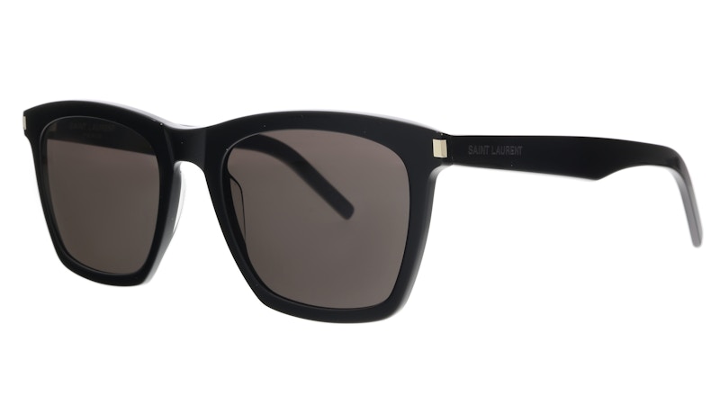 Buy Saint Laurent Kacamata Hitam Persegi (SL 281 SLIM-001)