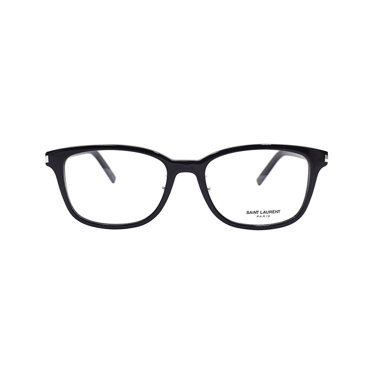 Lookbook SAINT LAURENT 矩形輕量光學眼鏡 男女情侶款框架 SL288J-SLIM-001