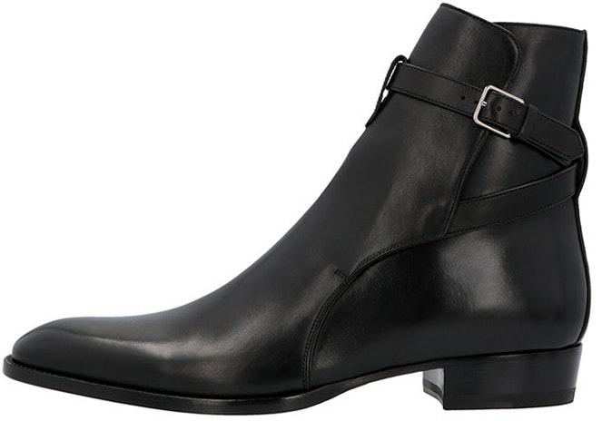 saint-laurent-retro-casual-short-boots-black-6304821-yl-001000