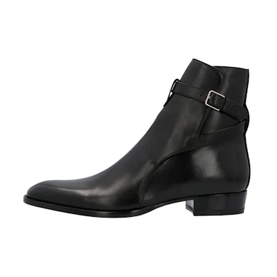 Saint Laurent Retro Casual Short Boots 'Black'