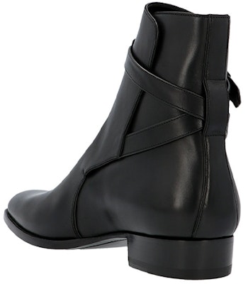 Saint Laurent Retro Casual Short Boots 'Black' 6304821YL001000 Lookbook Saint Laurent Retro Casual Short Boots 'Black' 6304821YL001000