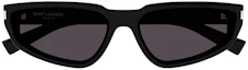 Lookbook SAINT LAURENT 復古貓眼紫外線防護太陽眼鏡 男女時尚眼鏡 SL 634 NOVA 001