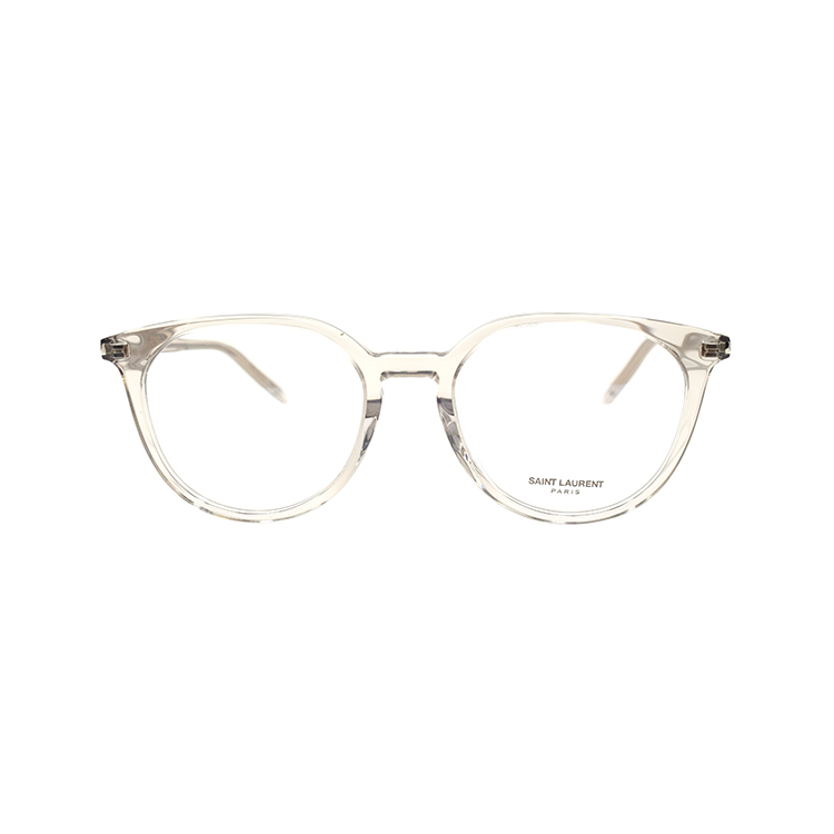 Lookbook SAINT LAURENT Kacamata Retro Frame Bundar Optik Unisex Gaya Pasangan Eyewear SL681F-003