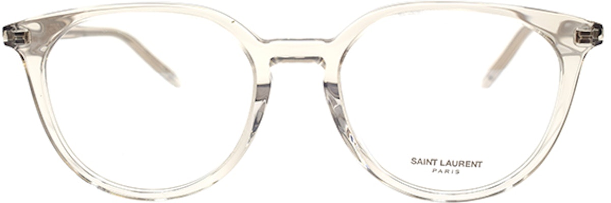 SAINT LAURENT Kacamata Retro Frame Bundar Optik Unisex Gaya Pasangan Eyewear SL681F-003 Lookbook SAINT LAURENT Kacamata Retro Frame Bundar Optik Unisex Gaya Pasangan Eyewear SL681F-003