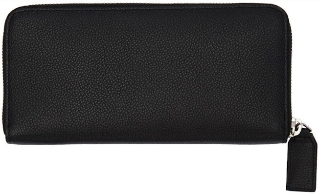 Saint Laurent Rive Gauche Continental Zip Around Wallet Grained Leather Black Order Saint Laurent Rive Gauche Continental Zip Around Wallet Grained Leather Black