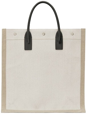 Saint Laurent Rive Gauche North/South Tote White Linen/Beige Order Saint Laurent Rive Gauche North/South Tote White Linen/Beige