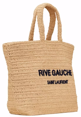 Saint Laurent Rive Gauche Supple Raffia Tote Bag Natural Order Saint Laurent Rive Gauche Supple Raffia Tote Bag Natural