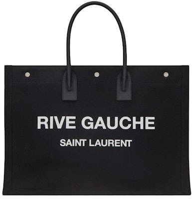 Saint Laurent Rive Gauche Tote Bag Black Buy Saint Laurent Rive Gauche Tote Bag Black