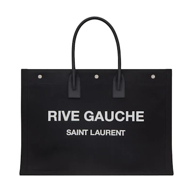 Saint Laurent Rive Gauche Tote Bag Black