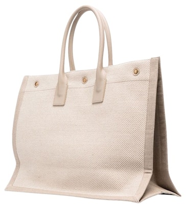 Saint Laurent Rive Gauche Tote Bag Neutrals Order Saint Laurent Rive Gauche Tote Bag Neutrals