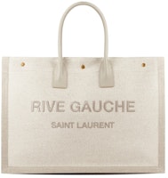 Saint Laurent Rive Gauche Tote Bag Small Neutrals Saint Laurent Rive Gauche Tote Bag Small Neutrals