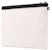 Saint Laurent Rive Gauche Zipped Pouch Off White/Black