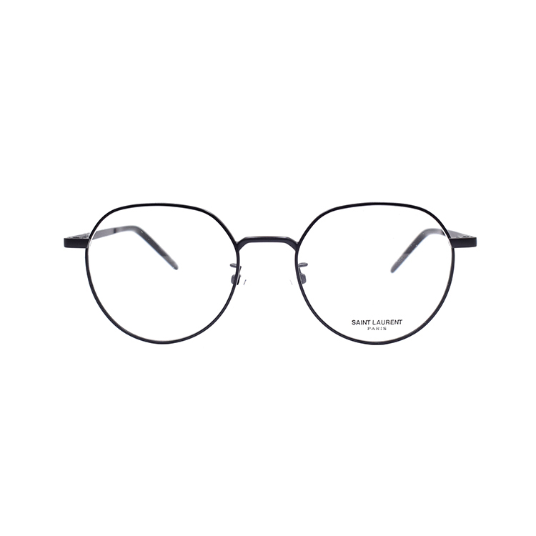SAINT LAURENT Round Retro Alloy Glasses Black Unisex情侣Optical Frames SL647F-001 圖 3