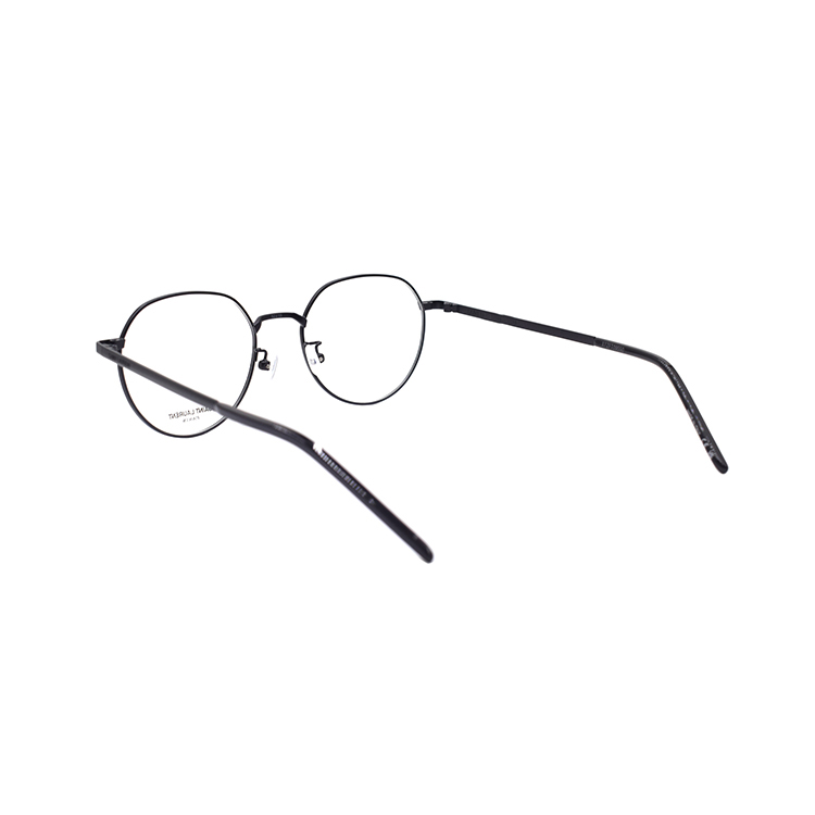SAINT LAURENT Round Retro Alloy Glasses Black Unisex情侣Optical Frames SL647F-001 圖 4