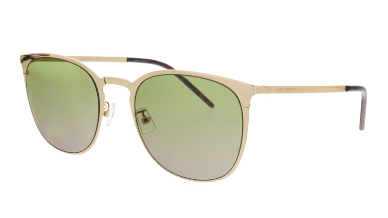 Saint Laurent Round Sunglasses Gold (SL 445/F SLIM-005)