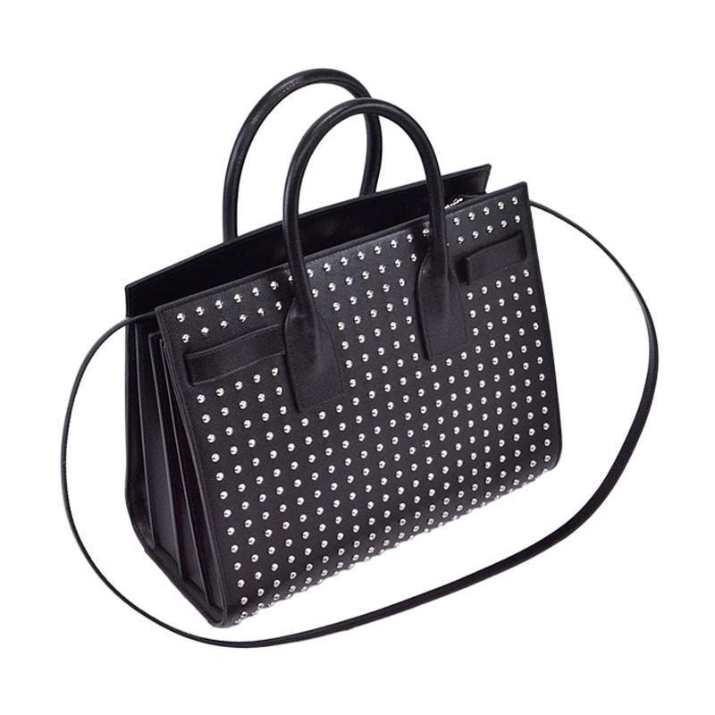 Order 圣罗兰 Sac de Jour 铆钉黑色