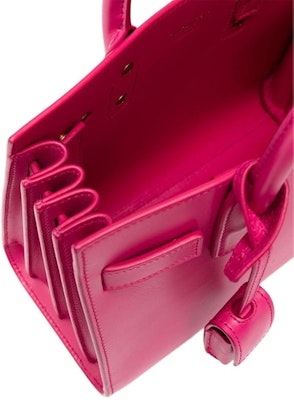 Saint Laurent Sac de Jour Tote Bag Nano Fuchsia Lookbook Saint Laurent Sac de Jour Tote Bag Nano Fuchsia
