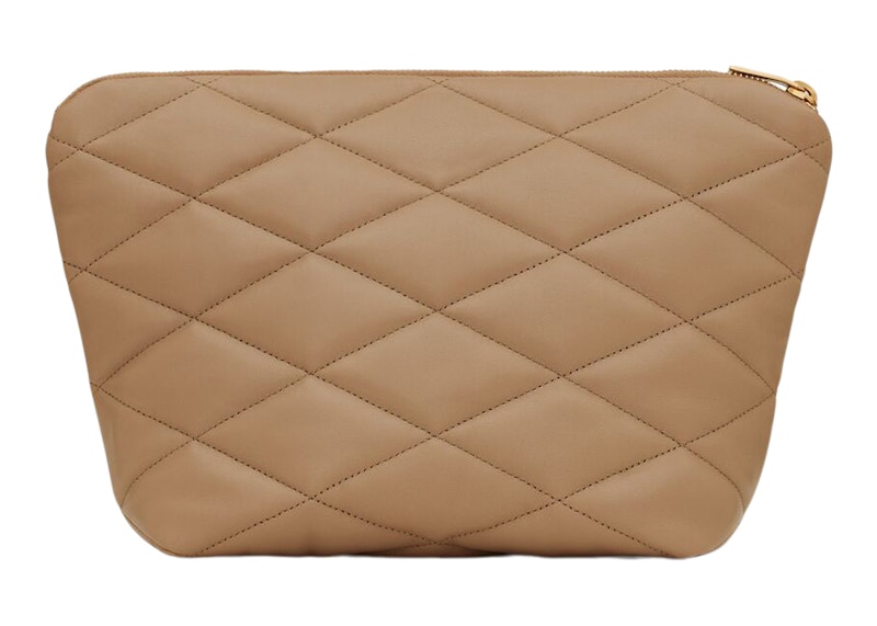 Order サンローラン サド ポーチ ミディアム ダイアモンド キルティング トープ