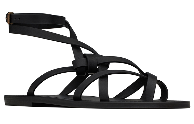 Lookbook Saint Laurent Sandal 'Black' 731845DWE001000