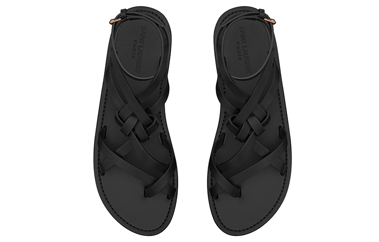 Shop Saint Laurent Sandal 'Black' 731845DWE001000