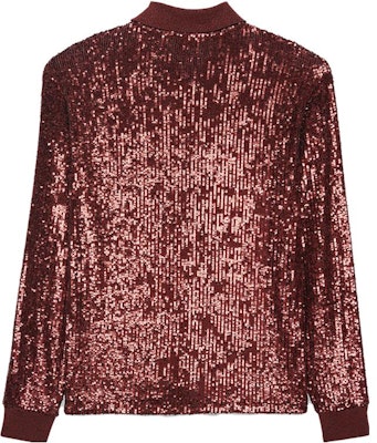 サンローラン スパンコール刺繍 長袖 レッド ポロシャツ メンズ 686534Y36OD6420 Lookbook サンローラン スパンコール刺繍 長袖 レッド ポロシャツ メンズ 686534Y36OD6420